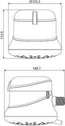 DUCHA ZAGONEL IDEALE PLUS 4 TEMPERATURA 4400W 220V BRANCO