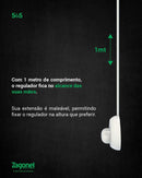 DUCHA ZAGONEL MASTER BANHO ELETRONICA 4400W 220V BRANCO