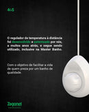 DUCHA ZAGONEL MASTER BANHO ELETRONICA 4400W 220V BRANCO