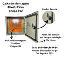 QUADRO DE COMANDO 400X400X250