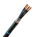 Cabo Comando/Controle 7x1,50 mm² Blindado Malha de Cobre Estanhado Preto