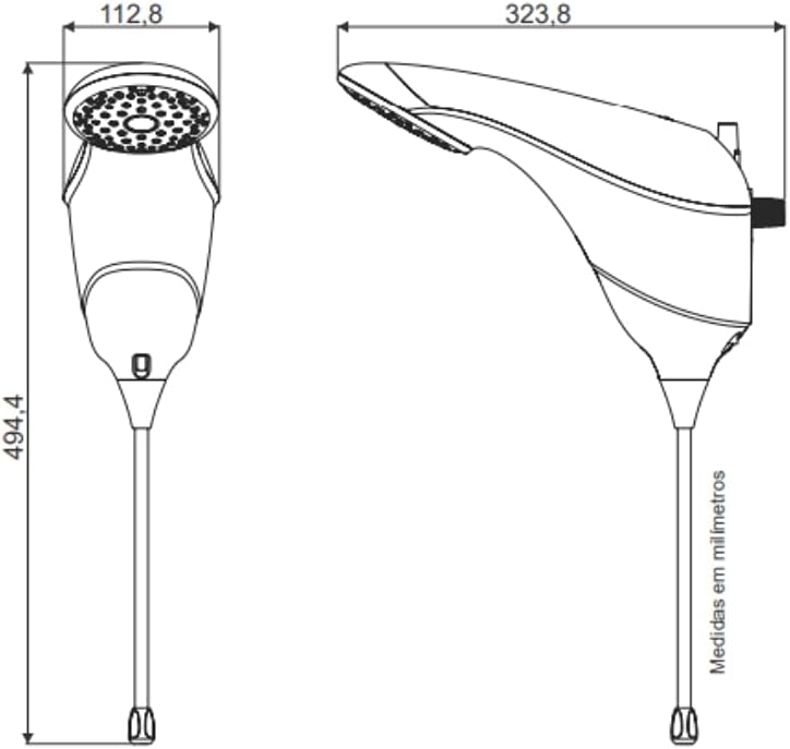 DUCHA ZAGONEL SUBLIME ELETRONICA 4000W 220V BLACK