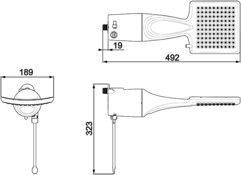 DUCHA SHOWER ELETRONICO 220V 6800W