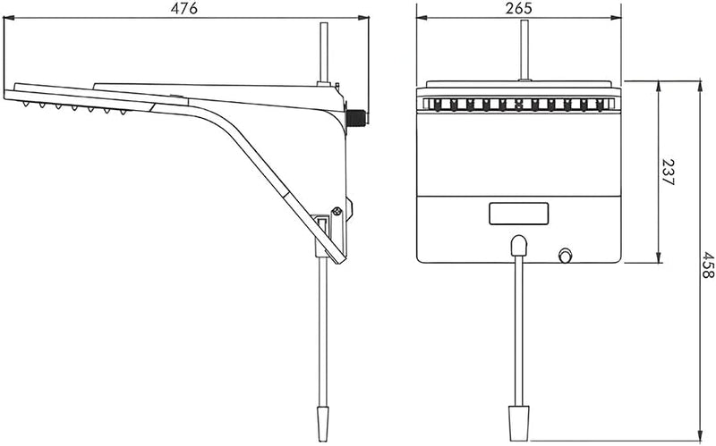 DUCHA ZAGONEL DUCALI ELETRONICA 4400W 220V BLACK
