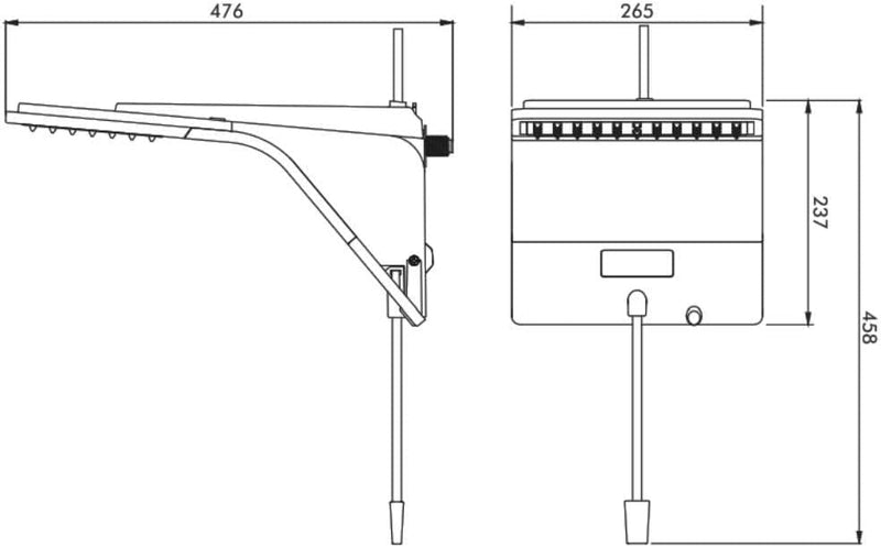 DUCHA ZAGONEL DUCALI ELETRONICA 4400W 220V BLACK