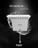 DUCHA ZAGONEL DUCALI ELETRONICA 4400W 220V BRANCO