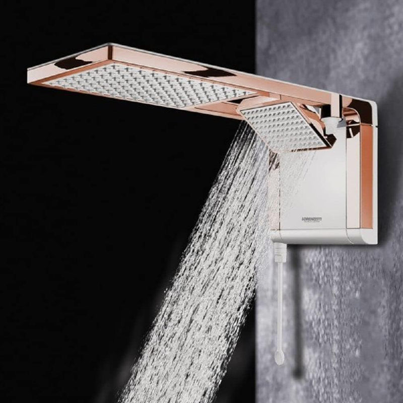 CHUVEIRO ACQ DUO BRC/ROSE GOLD 220/6800
