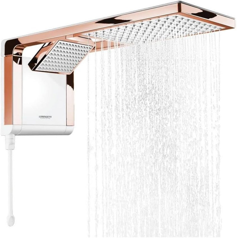 CHUVEIRO ACQ DUO BRC/ROSE GOLD 220/6800