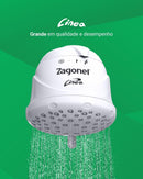 DUCHA ZAGONEL LINEA 3 TEMPERATURA 4400W 220V BRANCO