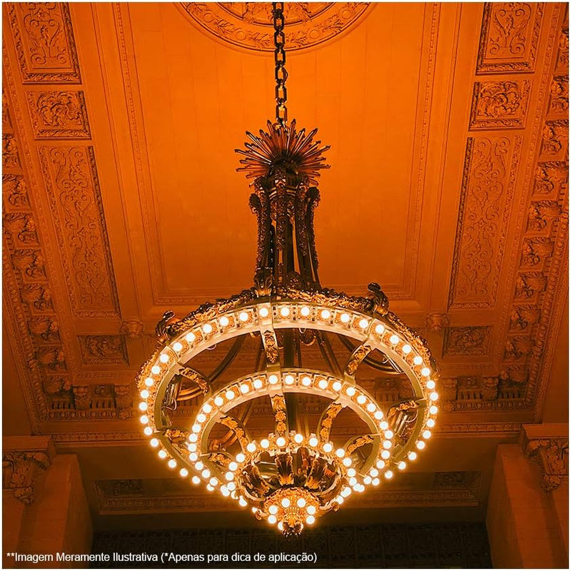 Superled S30 4W Bolinha BIV 2700K Ourolux