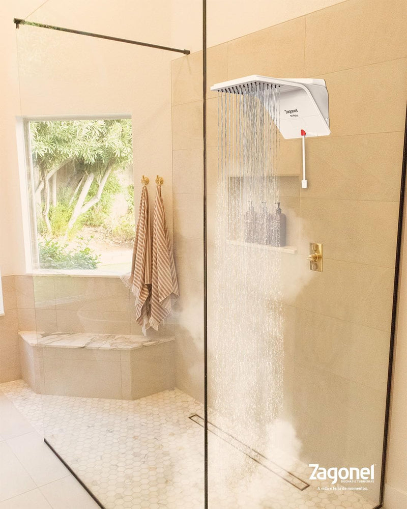 DUCHA ZAGONEL DUCALI ELETRONICA 4400W 220V BRANCO