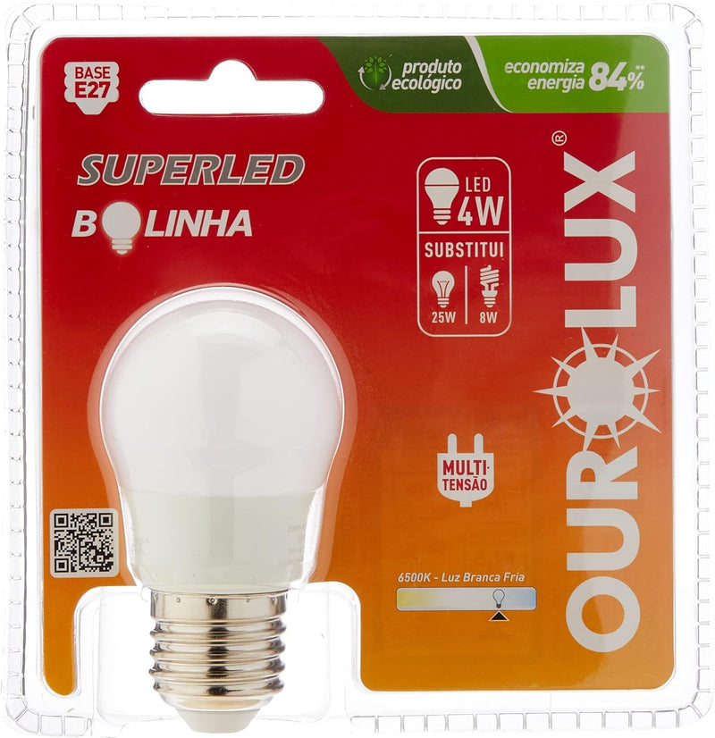 Superled S30 4W Bolinha BIV 2700K Ourolux