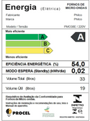 MICRO-ONDAS PMO38E 220V PHILCO