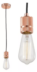 PENDENTE RECARTILHADO LUXO ROSE GOLD