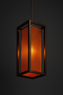 PENDENTE TELA 350MM PRETO C/COBRE