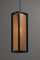 PENDENTE TELA 500MM PRETO C/COBRE