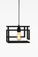 PENDENTE NEW MAZE 15X15 PRETO