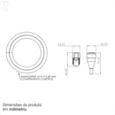 ZAGONEL KIT CHUVEIRINHO C/ MANGUEIRA DUCHA MATIZADO