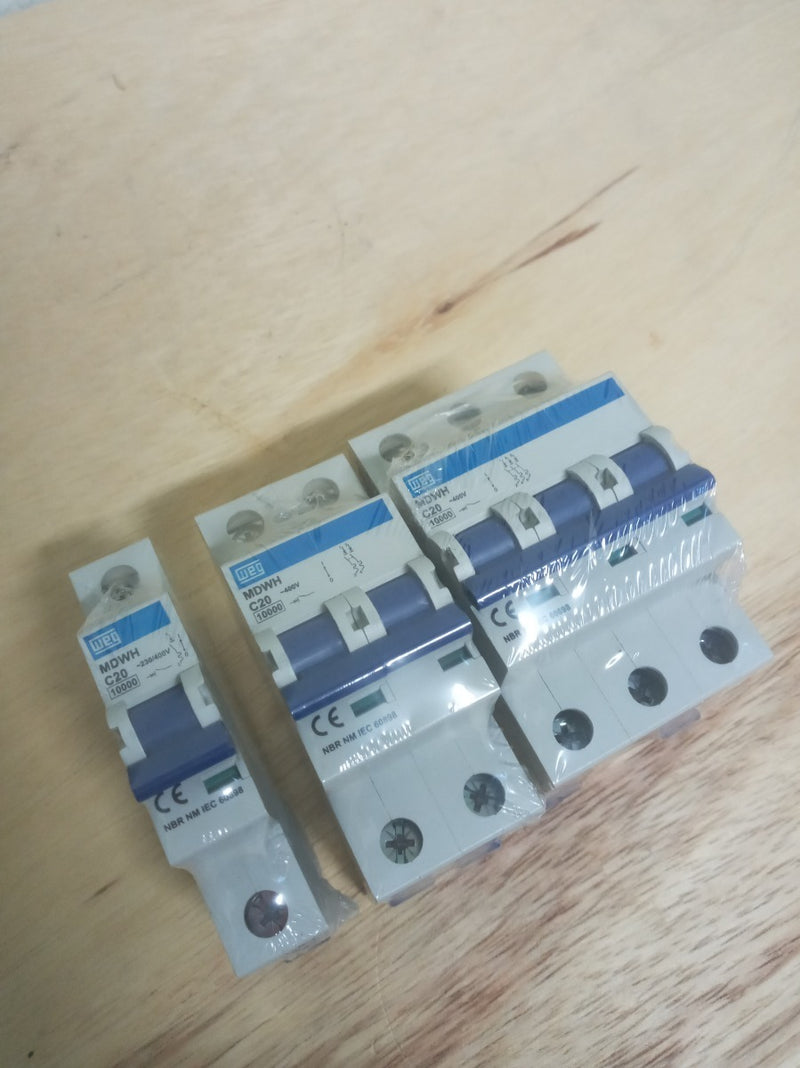 DISJUNTOR WEG MDWH-C 125A 3P 230/400VCA 10KA