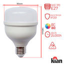 Lampada Led Bulbo 50w Branco Neutro 4000k Alta Potencia