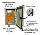 QUADRO DE COMANDO 350X250X200MM