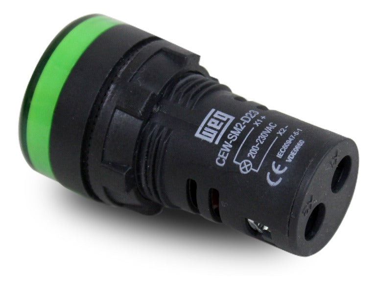 BOTAO WEG SINALEIRO LED CSW-SD VERDE