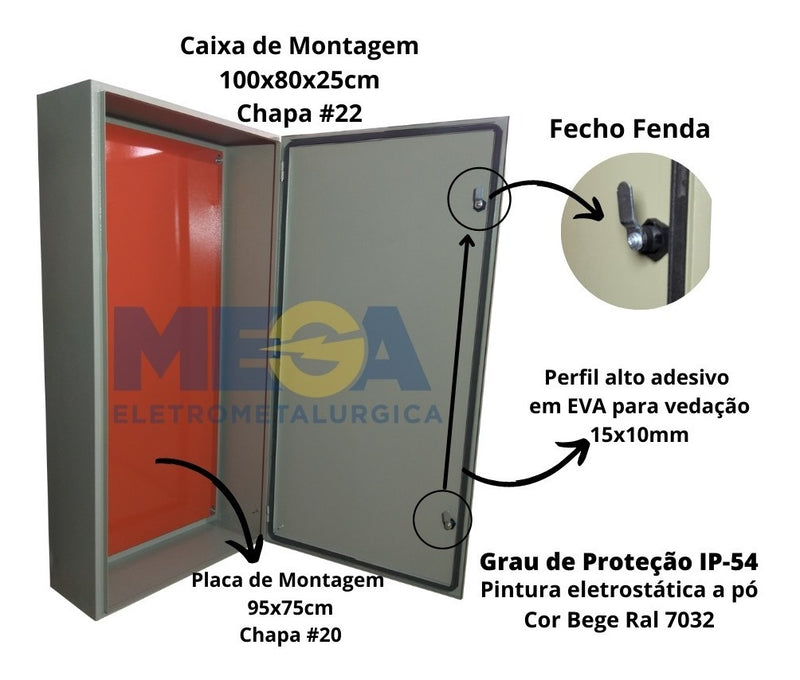 CAIXA P/ MONTAGEM 1000X800X250