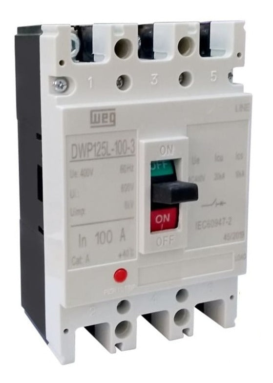DISJUNTOR WEG CX MOLD TRIP DWP125 100A