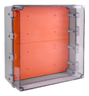 QUADRO DE COMANDO PVC 500X400X200 CINZA TAMP TRANSP