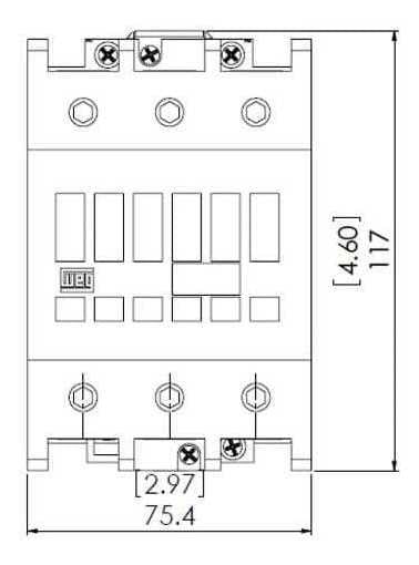 CONTATOR WEG CWM 95.22 220V 60HZ