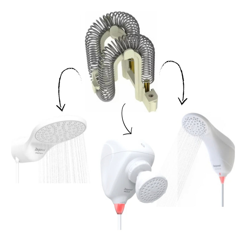 RESISTENCIA DUCHA ZAGONEL SUBLIME/ MOVE/ MOMENT 220V 4400W