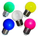 Lampadas Bolinhas Led 1w Colorida 110v/220v Abajur Festa Luz Vermelho 110v