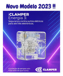 PROTETOR CONTRA RAIO E DESCARGA 3 TOMADAS CLAMPER