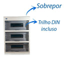 WEG QUADRO DISTR. SOBREPOR 36 ELEM DIN 450X450X85 CINZA