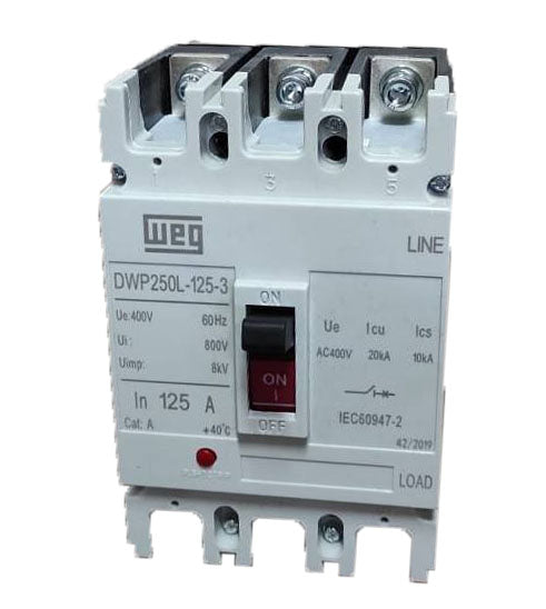 DISJUNTOR WEG CX MOLD TRIP DWP250 125A