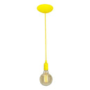 PENDENTE RETRO PLAST AMARELO