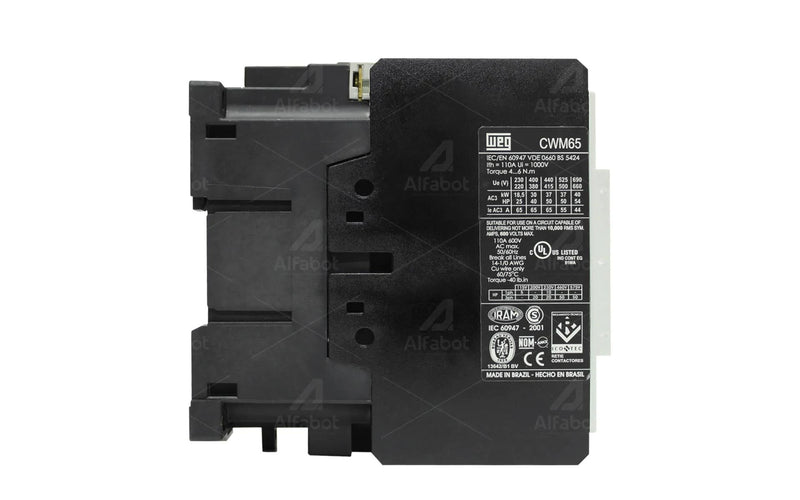 CONTATOR WEG CWM 65.22 220V 60HZ