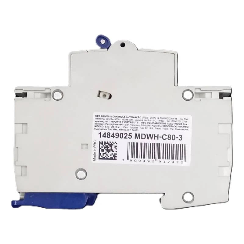 DISJUNTOR WEG MDWH-C 80A 3P 230/400VCA 10KA