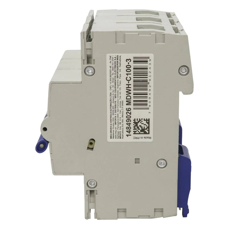 DISJUNTOR WEG MDWH-C 100A 3P 230/400VCA 10KA
