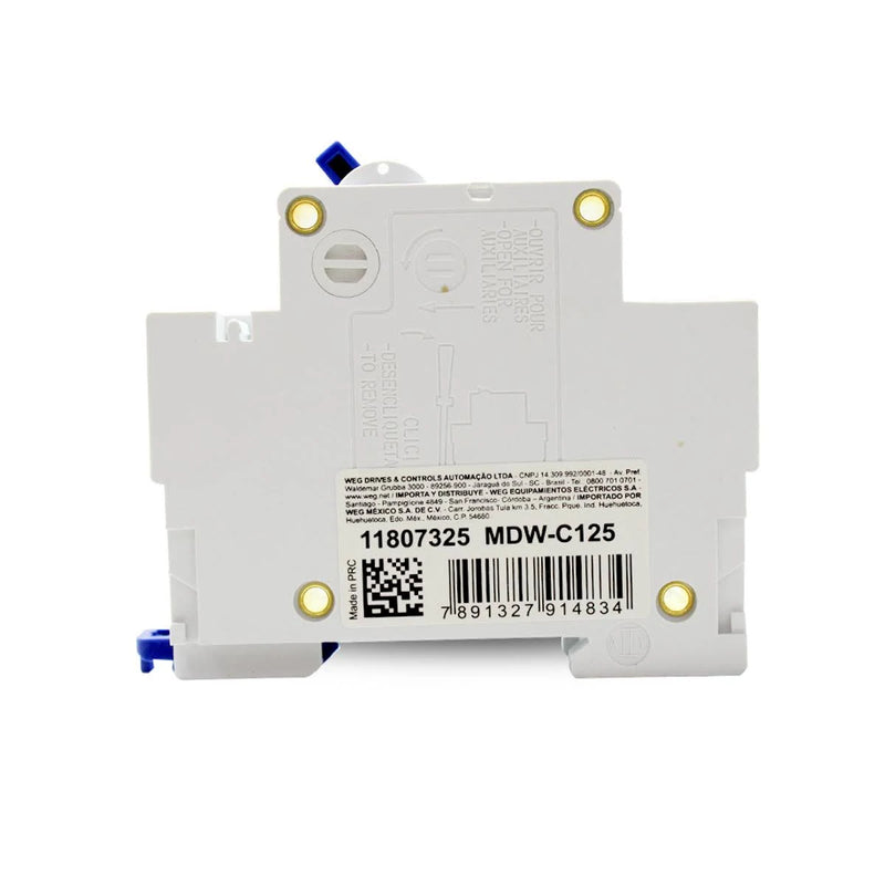 DISJUNTOR WEG MDWH-C 125A 1P 230/400VCA 10KA