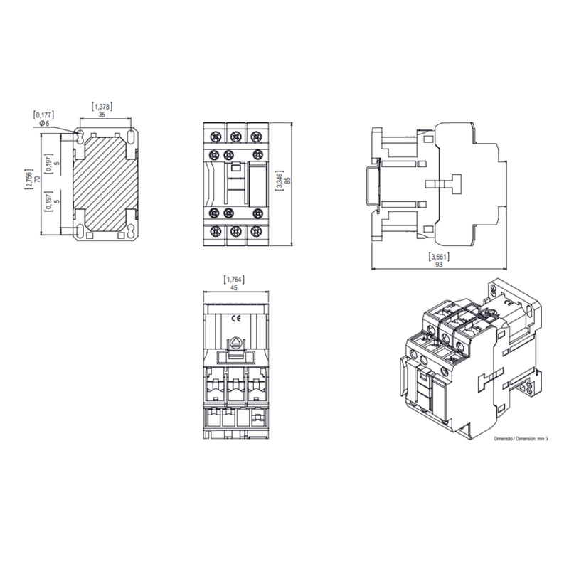 CONTATOR WEG CWB 32-11 220V 60HZ