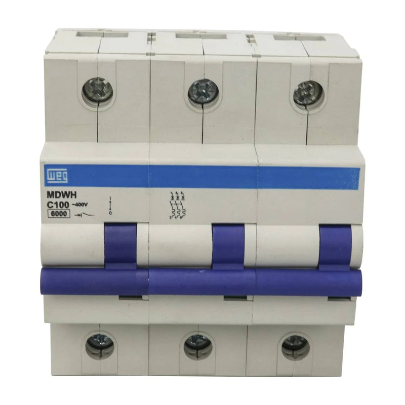 DISJUNTOR WEG MDWH-C 100A 3P 230/400VCA 10KA