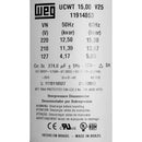 CAPACITOR WEG UCWT 15.00 KVAR 380V