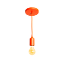 PENDENTE RETRO PLAST LARANJA